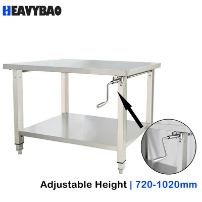 Heavybao Stainless Steel Kitchen Elevating Workbench for Restaurant Catering Equipment