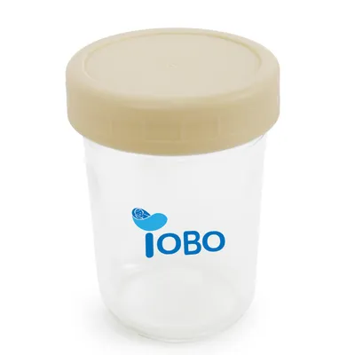 Glass Baby Food Storage Jars 8 Oz with Lids Freezer Storage Reusable Microwave Dishwasher Friendly for Infants Babies