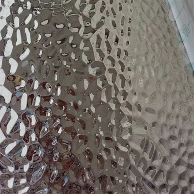 Customize Decorative Water Ripple Stainless Steel Sheet China Manufactory