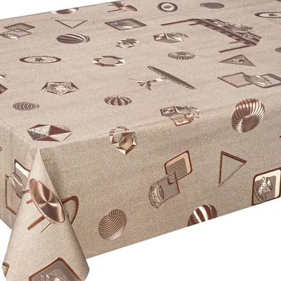 Embossed Vinyl Rolls Retangle Vinyl PVC Outdoor Table Cloth