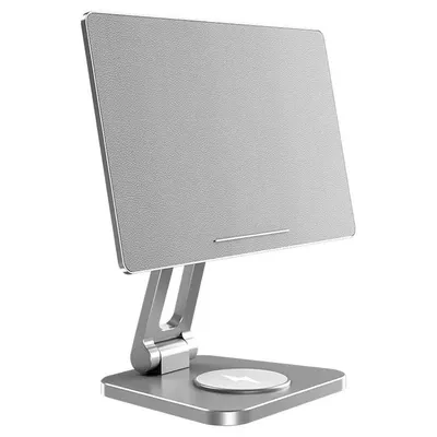 360 Rotating Foldable Aluminum Wireless Charging iPad Magnetic Stand