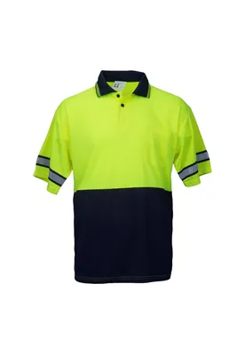 En ISO 20471 Reflective Polo Shirt