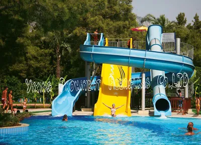 Outdoor Swimming Pool Fiberglass Water Slide for Commercial Hotel