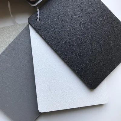 Texture Gray Plastic ABS Sheet for Thermoforing, Automobile Parts, Interior Decoration