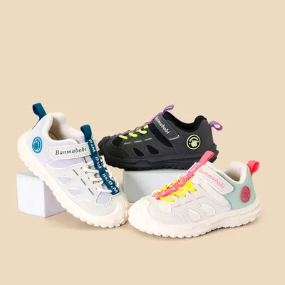 Kids Shoes Children Casual Shoes Breathable Mesh Lightweight Non-Slip Rubber Sole