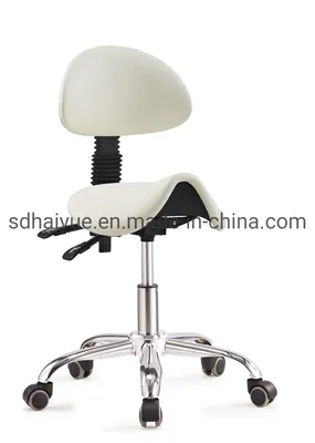 Best Selling Ergonomics Adjustable Office Chair Saddle Stool with Backrest