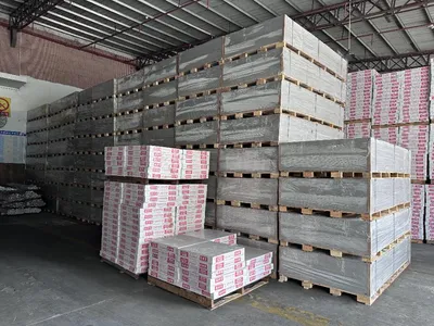 High Strength High Density Construction Material Cement Board Wall Panel for TV Background Wall Cladding