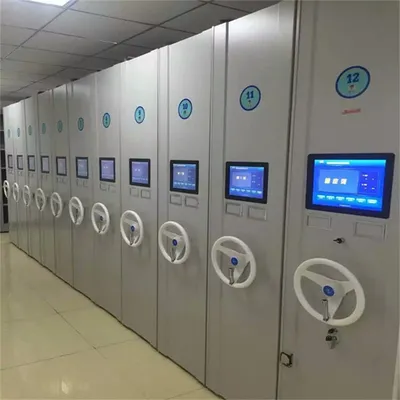 Power Space-Saving Shelving Interactive Intelligent Operation Book Shelf Electronic Mobile Shelving