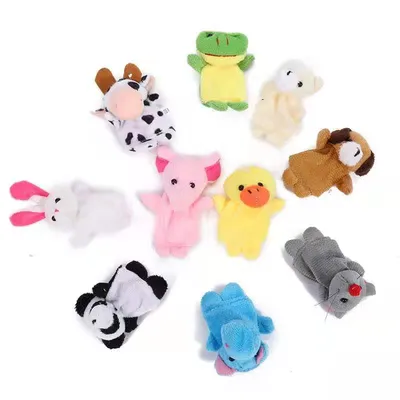 Finger Puppets Personalized Factory Direct Animal Plush Toy