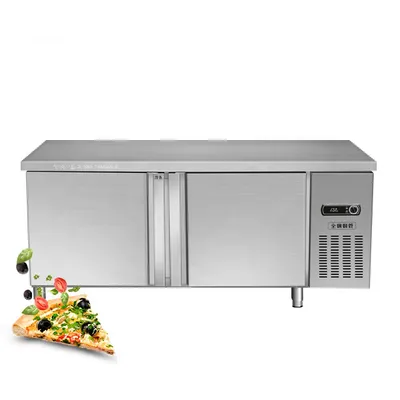 Smart Refrigerator Table Commercial Butchery Meat Refrigerator Stainless Steel Kitchen Equipment Worktable