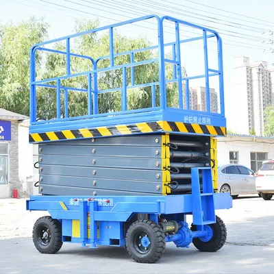 Industrial Scissor Lift 4m Height with Safety Protection Alarm