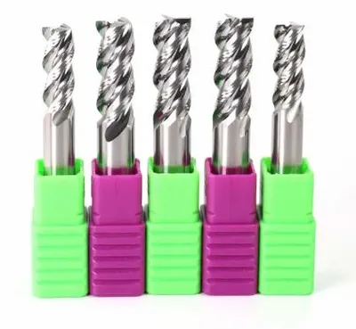 High Quality Solid Carbide 3 Flute Aluminium End Mills for CNC Milling