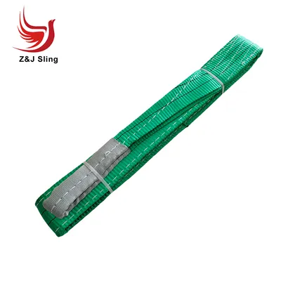 Wll 1ton to 10tons Double Ply Eye to Eye Flat Lifting Webbing Sling Safety Factor 7: 1