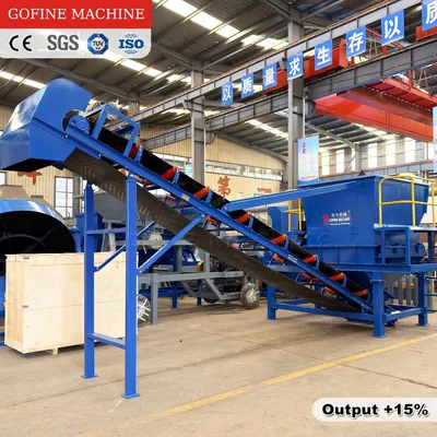 Low-Cost Bulk Bag Compound Fertilizer Crushing Machine for NPK Blending Workshop