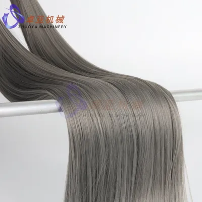 Polyester Synthetic Hair Fiber Soft Matte Ht Filament for Wigs/Curly Hair/ Hair Extension/Braids/Braidings