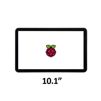Raspberry Pi 3 4 Model B+ 10.1 Inch Projected Capacitive All in One Touch Monitor Computer with Modular Ethernet Interface Raspbian System for Gaming Machine