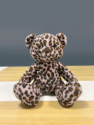 Teddy Bear Stuffed Animal, Plush Toy Animal Printed Bear