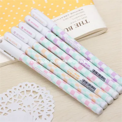 Colorful Mosaic Pattern Print Gel Pen