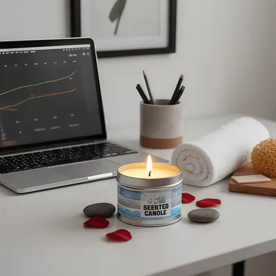 Metal Wax Aromatic Candles Custom Natural Handcrafted Tin Bucket Candles