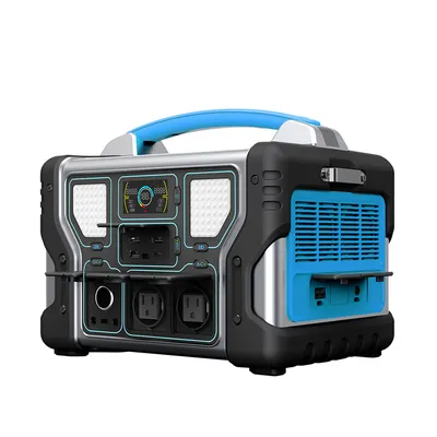 Portable Power Station Solar Generator 700W off-Grid Power Station 110V 220V Home Use Camping Portable Power Station