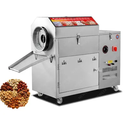 Gas Electric Two Kinds of Heating Methods Chestnut Roasting Machine Commercial Nut Peanut Roaster
