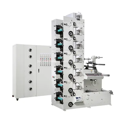 6 Color UV Dryer Flexo Printing Machinery for Roll Label PVC Film Aluminum Foil