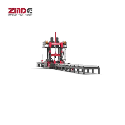 Zmde Steel Structure H Beam Flange Welding Machine Assembly Welding Straightening 3 in 1 Machine for H/T Beam Web and Flange
