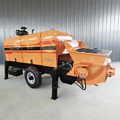 Easy to Transport Concrete Machine with Diesel Concrete Pump