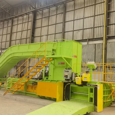 Practical Steel Cans Baler Full Automatic Two RAM Baler