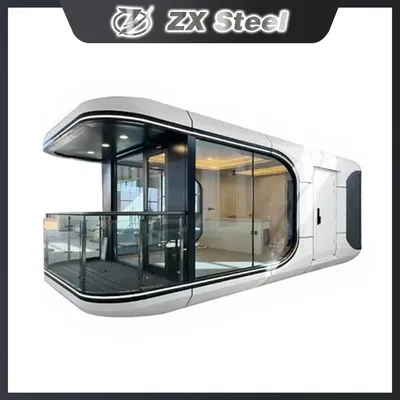 Prefab Capsule House Steel Prefabricated Luxury Modern Outdoor Mobile Home Smart Space Capsul Container House Hotel