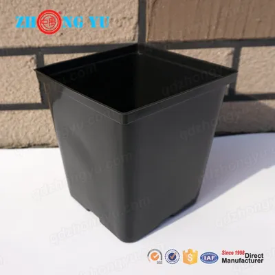 Promotion Durable 2 Gallon Wholesale Black Seedling Nursery Pots Plastic Outdoor Garden Plant Flower Planter