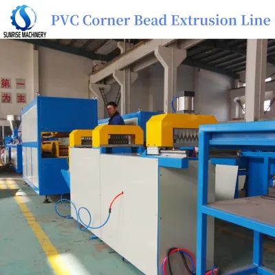 4PC 6PC Output Plastic PVC Corner Bead Angle Bead L Shape Profile Extrusion Production Line