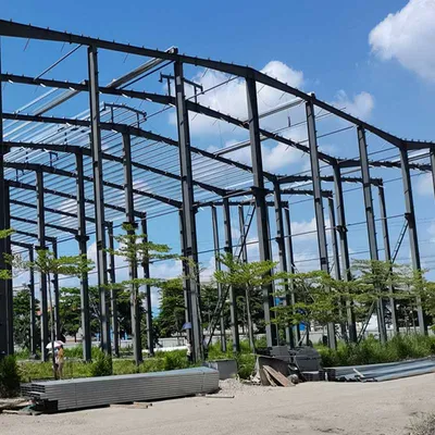 Industrial Steel Structure Durable Steel Workshop with Fabricated Units
