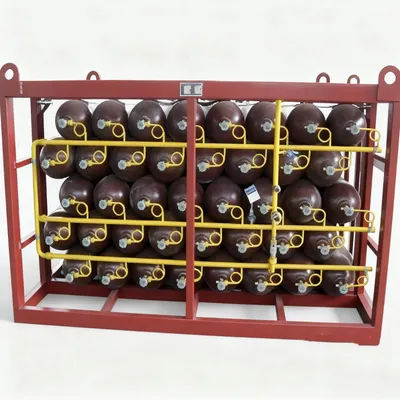 Compact CNG Cylinder Bundle for Gas Station and Industrial Use