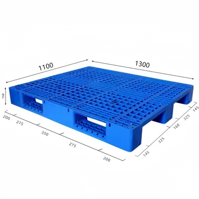 Heavy-Duty Stackable HDPE Plastic Pallets for Export Logistics