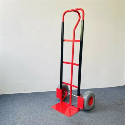300kgs Loading Capacity Steel Tube Frame PU Wheels Hand Trolley (HT2064)