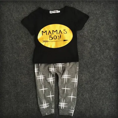 Golden Print Fashion Clothes Hotsale Kids Garment