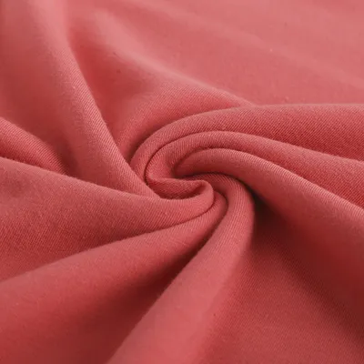 Pilling-Resistance Solid Dye Cotton Spandex Eco-Friendly Soft Hand Feel Knitting Fabric for T-Shirt and Dress