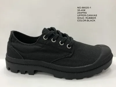 Lady High Quality Casual Canvas Shoes with Rubber Outsole in Stock