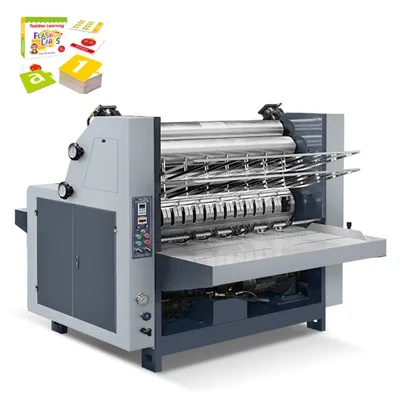 New Innovation Heavy Duty Stable Cardboard Paper Laminating Pasting Machine for Rigid Box Making