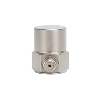 Piezoelectric Vibration Accelerometer, Side Output, 18-30VDC Powered, Titanium Case