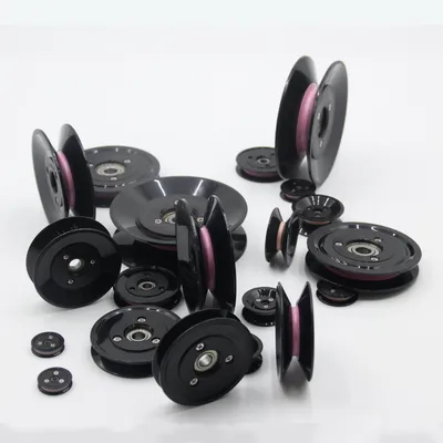 High Performance Wire Guide Pulley Plastic Flanged Ceramic Pulley