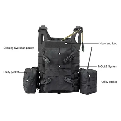 Tactical Extreme Condition Plate Carrier Vest for Ultimate Safety