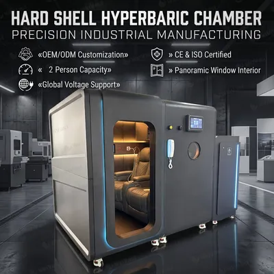 Wholesale 1.5ATA1.9ATA Luxury 2 Seat Hard Shell Oxygenation Hyperbaric Chamber for Home Use Health Care Hbot Chamber