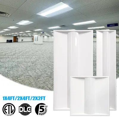 LED Panel Troffer Recessed Shop Lights with Us Warehouse ETL Dlc