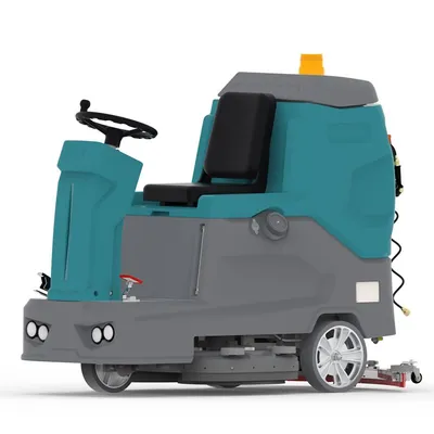 Yuanfan Industrial Commercial Electric MID-Size Ride-on Floor Scrubber Machine for Warehouse Workshop