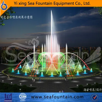 Top Grade Ss304 Material Water Pool Music Fountain