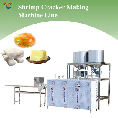 Thf-330 Continuous Prawn Cracker Production Machine Automatic Colorful Shrimp Crackers Forming Machine