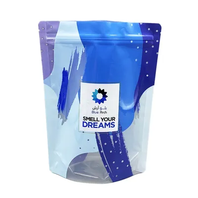 Good Quality Flat Bottom Rice Pouch Custom Logo Printing Available