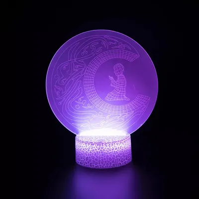 3D Small Night Light Children's Bedroom Lighting Panel Acrylic Gift Touch Night Light, Christmas Decoration LED Light